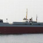 1000cubic meter Steel Box Barge Ship-