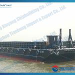 DWT 1000t 2000t 3000t 4000t 5000t steel deck cargo flat top barge for sale-