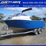 New designed aluminum fishing boat-GSA190