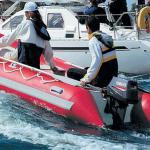 3+1 Air PVC Chamers White Inflatable Boat (371*171.5 cm)