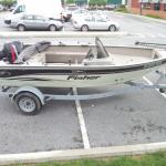 2004 Fisher Hawk 160SC aluminum fishing boat