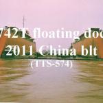 TTS-574: 7742T floating dock for sale