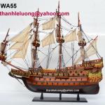 WA55 # Wasa Swedish Wooden Model Tall Ship Sailboat 22&quot; Boat - Nautica - UNIQUE-