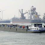 Self propelled riverbarge tanker-