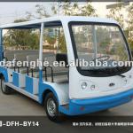 CE approved Electric sightseeing car with 14 seater with 72V and 5KW power-DFH-BY14