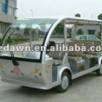30km/h electric sightseeing bus tourist bus school bus semi-closed school bus 2012 new design for sale-DLEVL1006