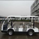 8 seats Electric Sightseeing tourist coach, Tourist Shuttle Mini Bus with Power-Assisted Steering LQY83A-HW-LQY83A