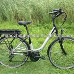 Lady style electric bicycle with 8 FUN central motor-HJ-C2014