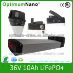 36V 10Ah lifepo4 electric bicycle battery