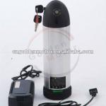CE approved LiFePO4 Lithium ebike battery pack 36V Watter Bottle type