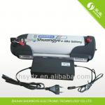 shuang high quality 36v 12ah li-poly bottle 36v electric bike battery-