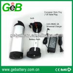 Rechargeable tube 36v 10ah electric bike li ion battery pack