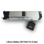 lithium ion battery 36V10Ah for e-bike
