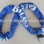 Electric bicycle chain lock .