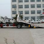 Urban road heavy wrecker towing truck