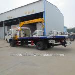 Chinese old brand Dongfeng DLK tow truck with 360 rotating boom 4tons-CLW5080TQZ2