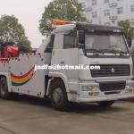 After eight heavy truck wrecker tow Siamese (JDF5251TQZZ Jiang special Wrecker )