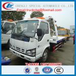 ISUZU 4x2 Flatbed Car Carrier Tow Truck hydraulic Operation