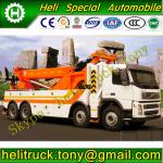 50DZ VOLVO 8X4 diesel white flatheaded Rotator Tow Truck (Emission: Euro 2, Euro 3, Euro 4; Capacity: 50 tons; Color: Optional)