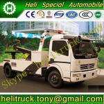 3T+3D DFM 4X2 diesel white flatheaded Wrecker Towing Truck (Emission: Euro 2, Euro 3, Euro 4; Capacity: 6 tons; Color: Optional)