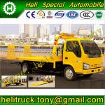 0 degree 3P5 ISUZU 4X2 diesel Flatbed Wrecker Towing Truck (Emission:Euro 2,Euro 3,Euro 4; Capacity:8 tons; Color: Optional)