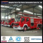 HOT SELLING FOR SINOTRUK HOWO 10-12 CBM SIZE OF FORM FIRE TRUCK-