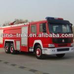 HOWO 10wheels 266hp water foam fire truck