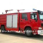 4x2 HOWO fire fighting truck emergency truck with high pressure pump-