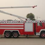 China SINOTRUK 6X4 range 18m 11M3 Water tank fire truck