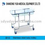 stainless steel baby trolley