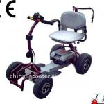 CE certificated Folding 4 wheel electric golf cart-