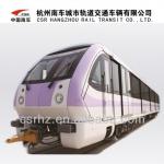 Metro vehicle, subway car, railway car