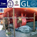 Dia1.2mx10m pneumatic inflatable pontoon