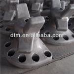 Iron cast marine bollard bitt parts