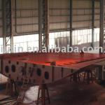 shipyard steel structure for hull section