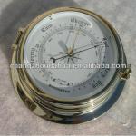 nautical barometer vessel marine brass copper aneroid barometer-180-65