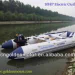 electric outboard with liquid cooling motor