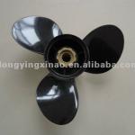 black coated aluminum boat propeller