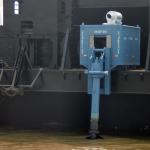 Deck combination azimuth thruster-