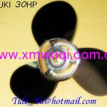 Suzuki3-Blade aluminum Prop 40HP-55HP 10 Tooth Spline-