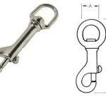 Stainless Steel 316 Swivel Eye Bolt Snap Hook