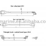 marine container lashing parts (lashing rod)-