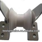 stainless steel bow roller and anchor roller as marine hardware