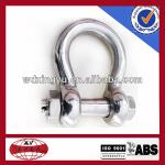 Marine hardware stainless steel adjustable bow shackles