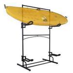 Dual Kayak Storage Rack of boating and marine equipment-