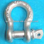 Hot dip galvanized drop forged anchor shackle