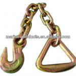 Delta Ring And Grab Hook linked to Welding Link Chain-