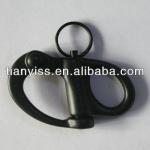 stainless steel black coated fixed snap shackle