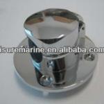 high quality chrome brass hinged chain deck pipe/marine hardware