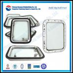 Marine ordinary fireproof and heating rectangular window-